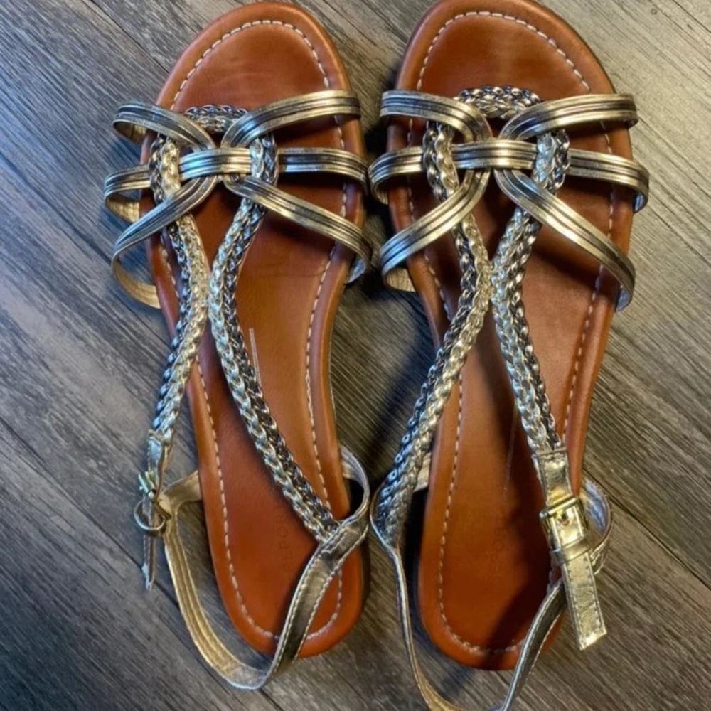 Gold Sandals